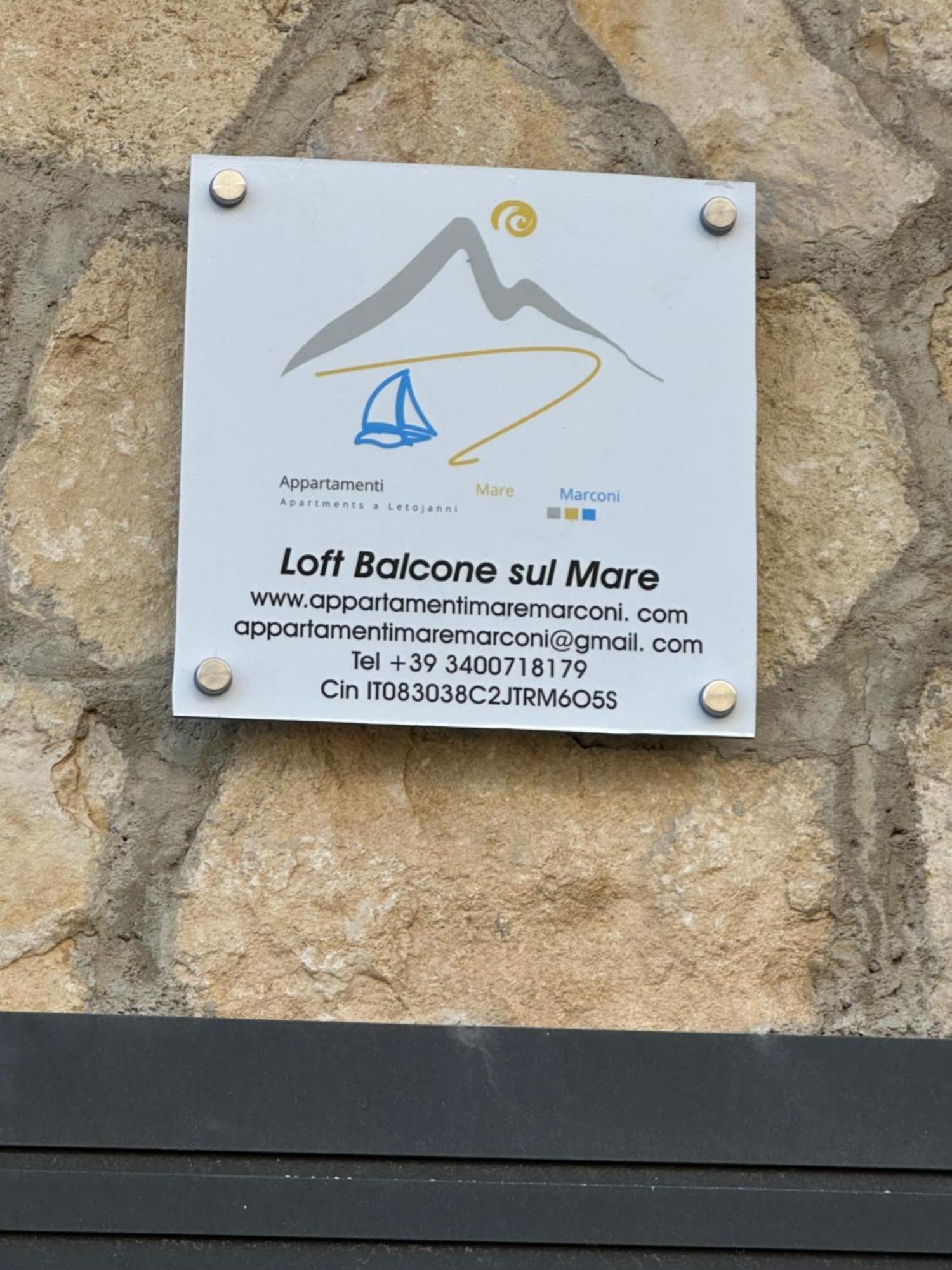 דירות לטויאני Loft Balcone Sul Mare מראה חיצוני תמונה